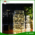 Arbres de Noël de déco paysage 100LED fil de cuivre solaire chaîne lumière avec blanc / blanc chaud / coloré LED Light pour en option
